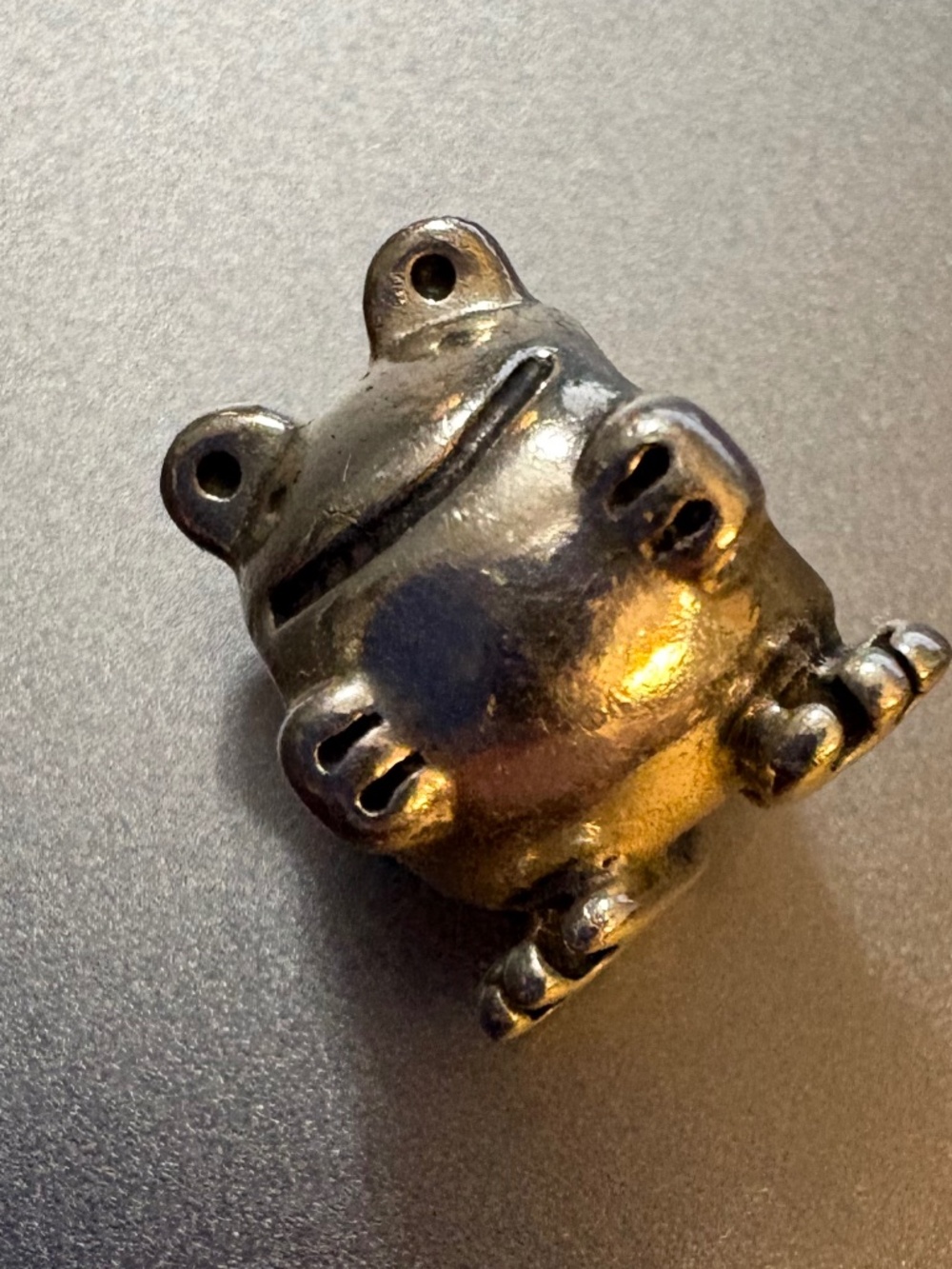 Pandora Silver Frog Charm - Picture 2 of 3